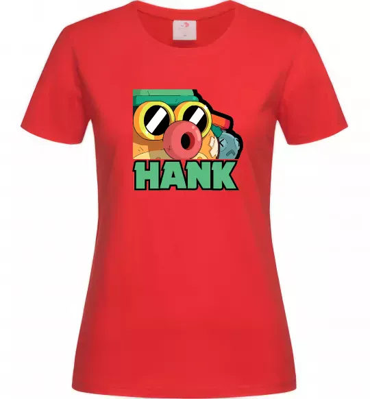 Жіноча футболка Brawl Stars Хенк Червоний фото