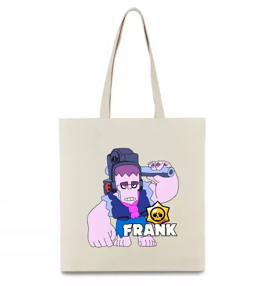 Эко-сумка Brawl Stars Френк Бежевый фото