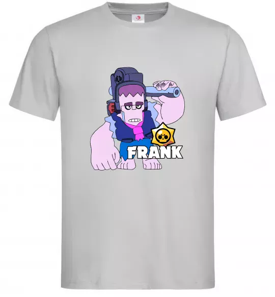 Мужская футболка Brawl Stars Френк Серый фото