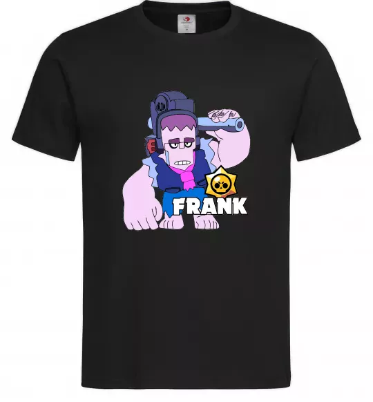 Мужская футболка Brawl Stars Френк Черный фото