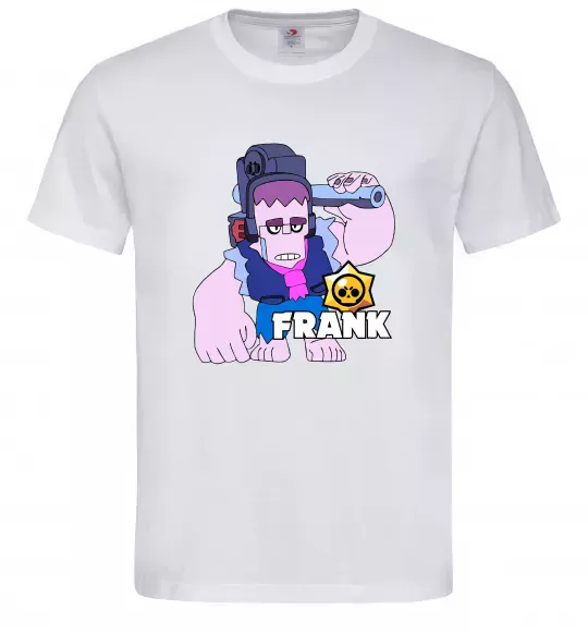 Мужская футболка Brawl Stars Френк Белый фото
