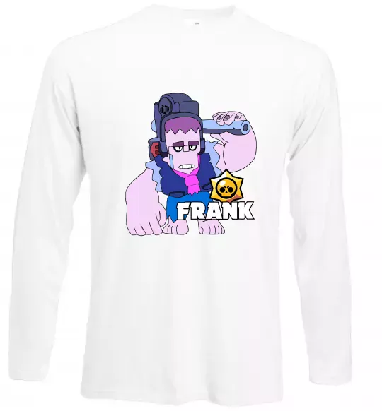 Лонгслів Brawl Stars Френк Білий фото