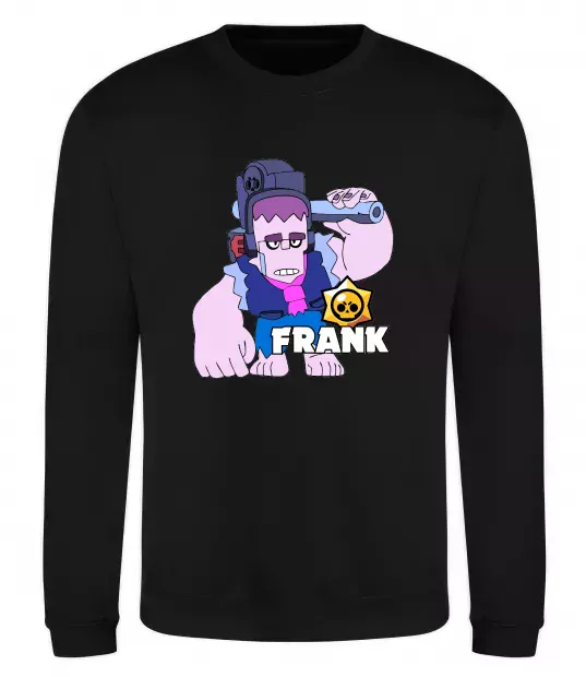 Свитшот Brawl Stars Френк Черный фото