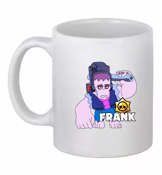 Чашка керамічна Brawl Stars Френк Білий фото
