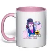 Чашка с цветной ручкой Brawl Stars Френк Нежно розовый фото