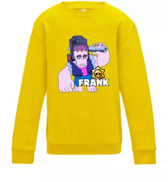 Дитячий світшот Brawl Stars Френк Сонячно жовтий фото