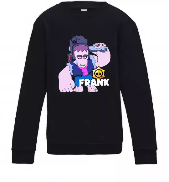 Дитячий світшот Brawl Stars Френк Чорний фото