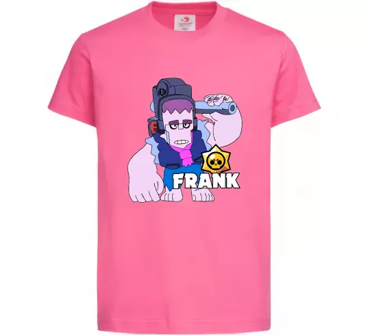 Детская футболка Brawl Stars Френк Ярко-розовый фото