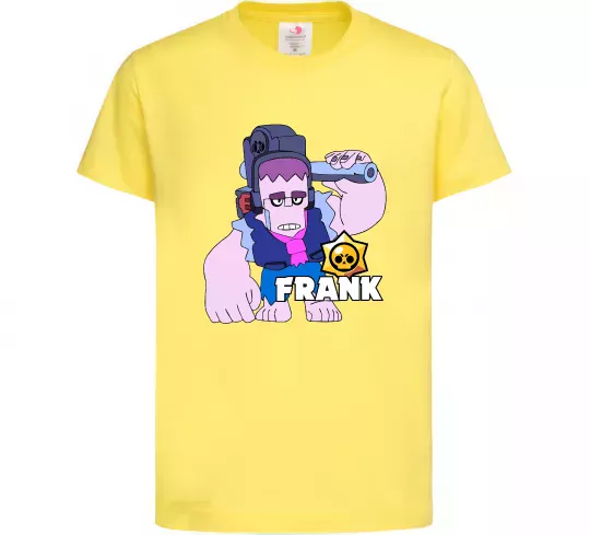 Детская футболка Brawl Stars Френк Лимонный фото