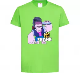 Детская футболка Brawl Stars Френк Лаймовый фото