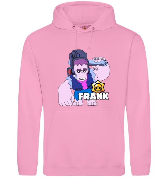 Мужская толстовка (худи) Brawl Stars Френк Розовый фото