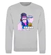 Світшот Brawl Stars Френк Сірий меланж фото