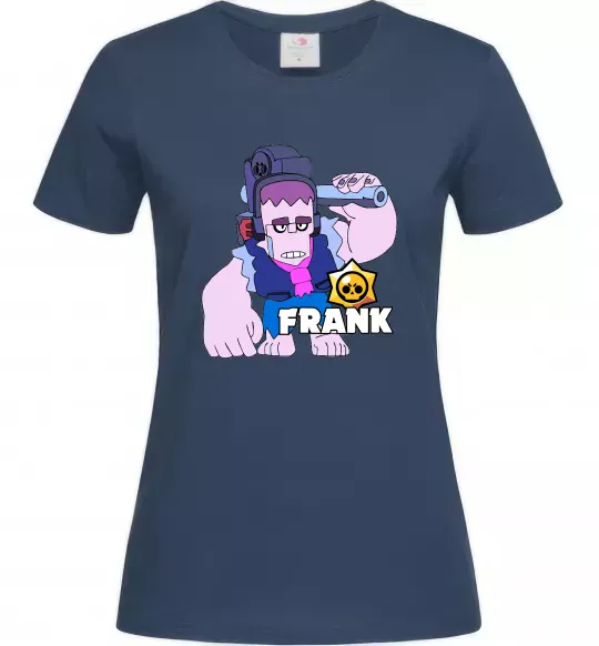 Женская футболка Brawl Stars Френк Темно-синий фото