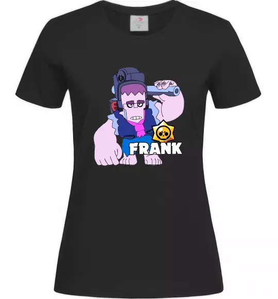 Женская футболка Brawl Stars Френк Черный фото