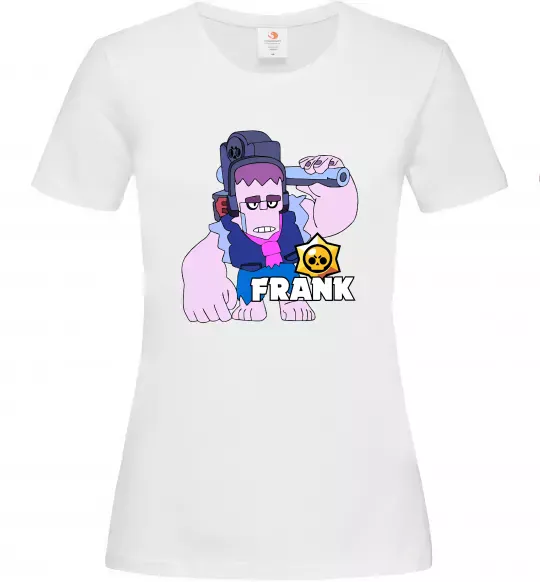 Женская футболка Brawl Stars Френк Белый фото