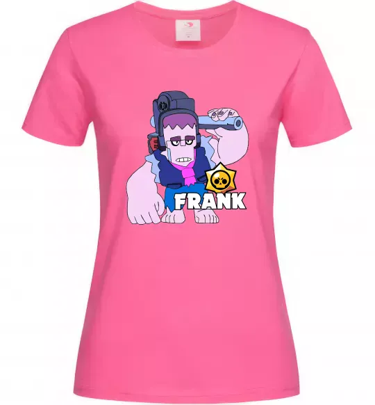Женская футболка Brawl Stars Френк Ярко-розовый фото