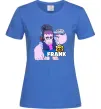 Женская футболка Brawl Stars Френк Ярко-синий фото