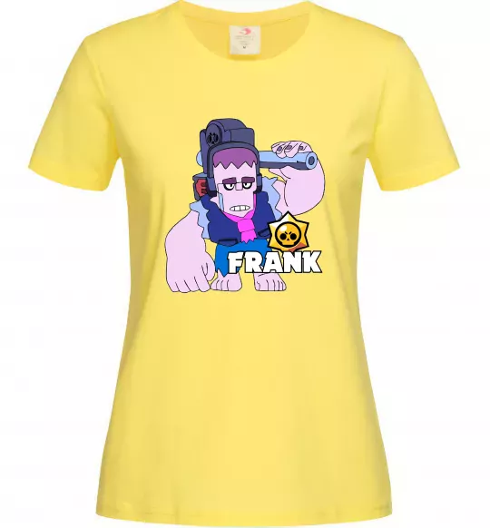 Женская футболка Brawl Stars Френк Лимонный фото