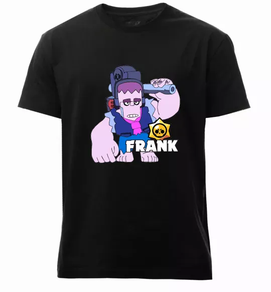 Чоловіча преміум футболка Brawl Stars Френк Чорний фото