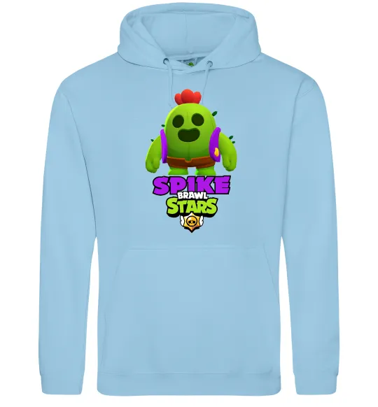 Жіноча толстовка (худі) Спайк Блакитний фото