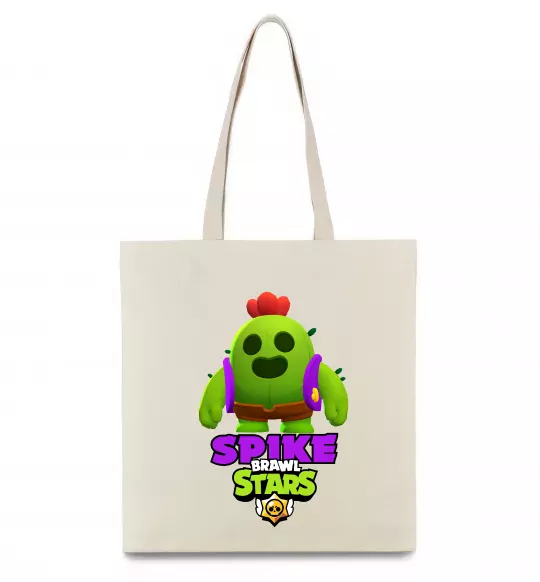 Еко-сумка Спайк Бежевий фото