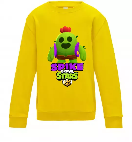 Детский Свитшот Спайк Солнечно желтый фото
