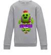 Детский Свитшот Спайк Серый меланж фото