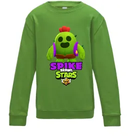 Дитячий світшот Brawl Stars атрибути Чорний фото