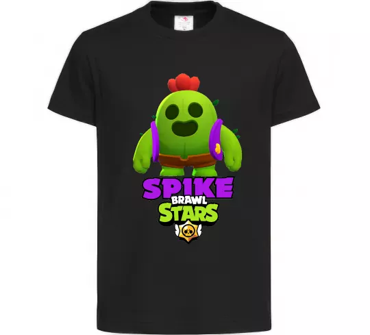 Дитяча футболка Спайк Чорний фото