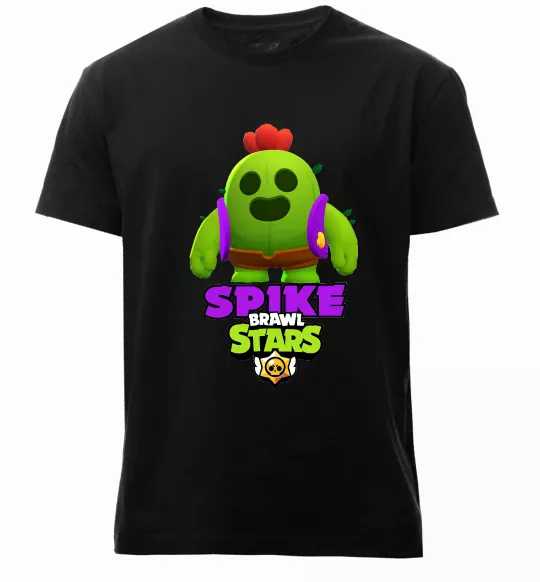 Мужская премиум футболка Спайк Черный фото