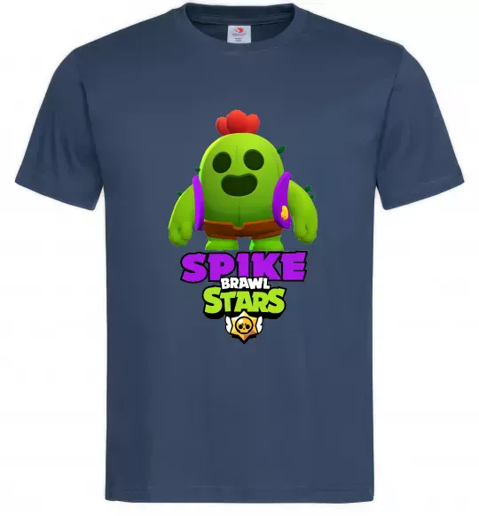 Мужская футболка Спайк Темно-синий фото