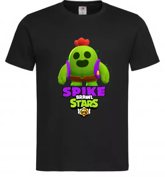 Мужская футболка Спайк Черный фото