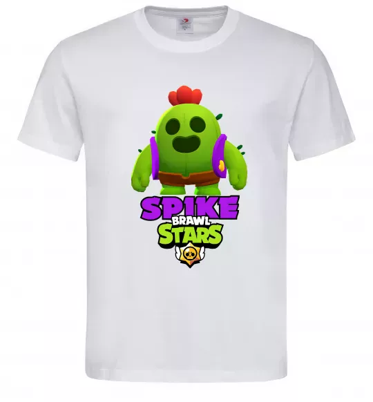 Мужская футболка Спайк Белый фото