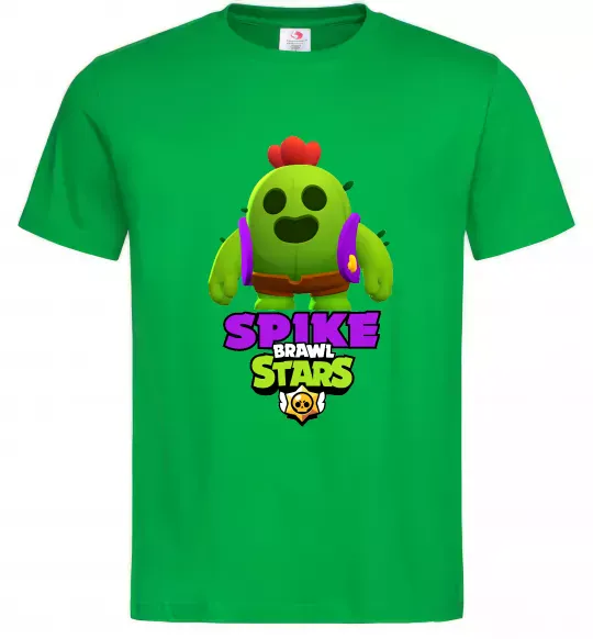 Мужская футболка Спайк Зеленый фото