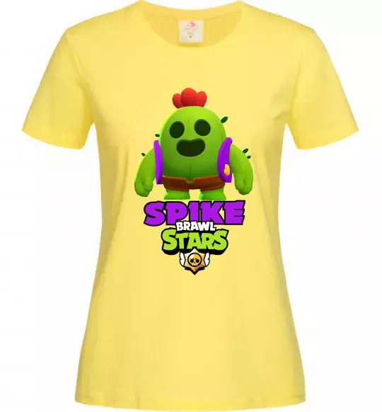 Женская футболка Спайк Лимонный фото