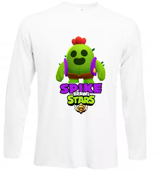 Лонгслів Спайк Білий фото