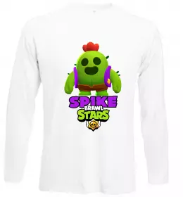 Лонгслив Спайк Белый фото