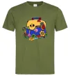 Мужская футболка Brawl Stars скриня Оливковый фото