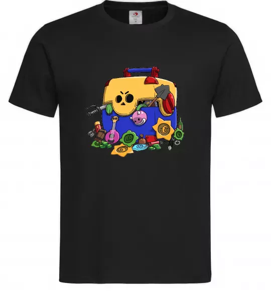 Мужская футболка Brawl Stars скриня Черный фото