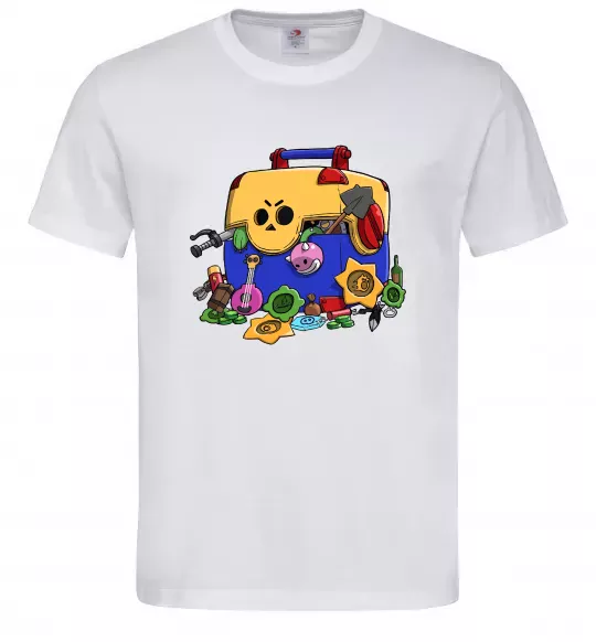 Мужская футболка Brawl Stars скриня Белый фото