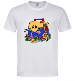 Мужская футболка Brawl Stars скриня Белый фото