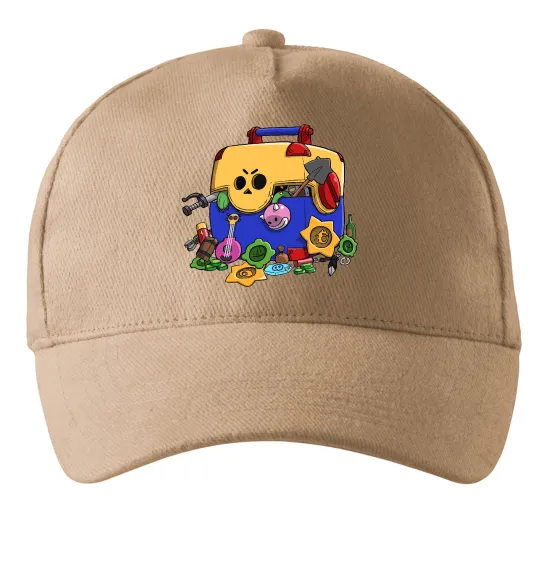 Кепка Brawl Stars скриня Песочный фото