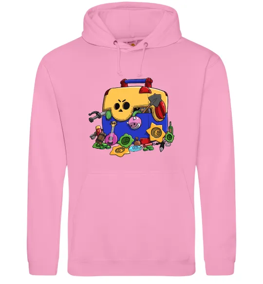 Женская толстовка (худи) Brawl Stars скриня Розовый фото