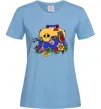 Женская футболка Brawl Stars скриня Голубой фото