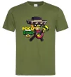 Мужская футболка Brawl Stars Поко Оливковый фото