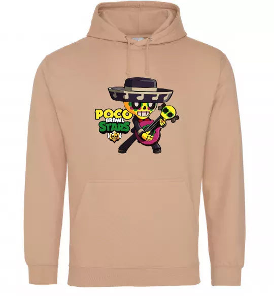 Жіноча толстовка (худі) Brawl Stars Поко Пісочний фото