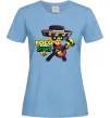 Женская футболка Brawl Stars Поко Голубой фото