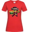 Женская футболка Brawl Stars Поко Красный фото