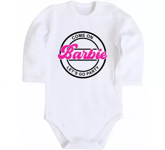 Дитячий бодік Come on Barbie Білий фото