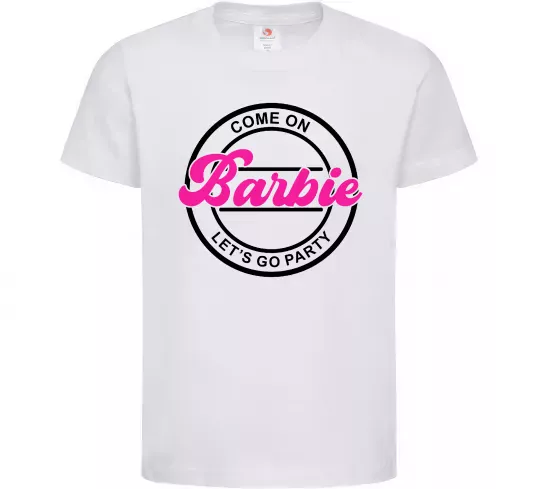 Детская футболка Come on Barbie Белый фото